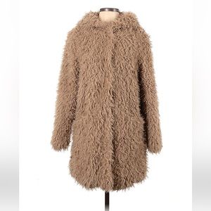 Zara Basic Faux Fur Winter Coat